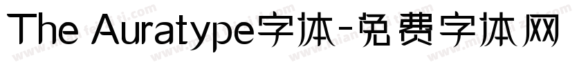 The Auratype字体字体转换